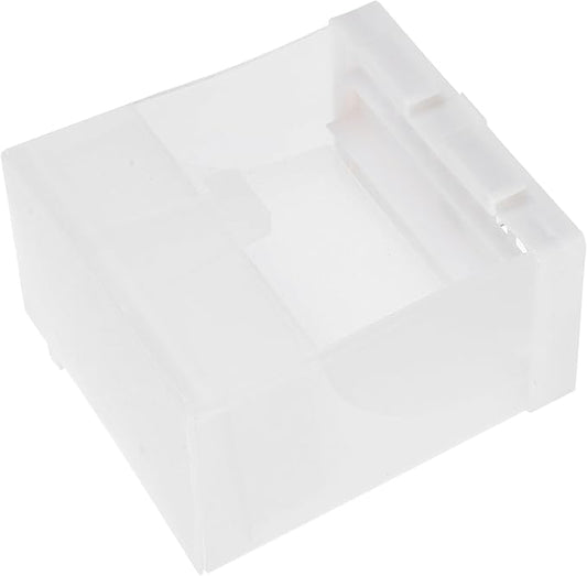 No Mess Automatic Parrot Feeding Container 450 Gram Acrylic Bird Feeder Splash-Proof Seed Dispenser for Cage Pigeons Parakeets Pet Supplies