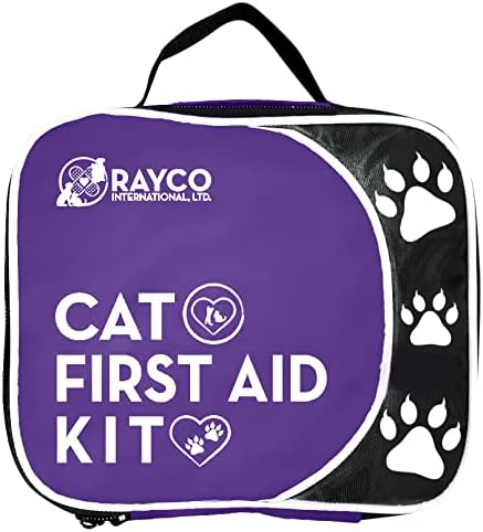 Pet First Aid Kit for Cats & Kittens – Compact Emergency Kit for Cat Owners, Home, Car, Travel & Outdoor Use