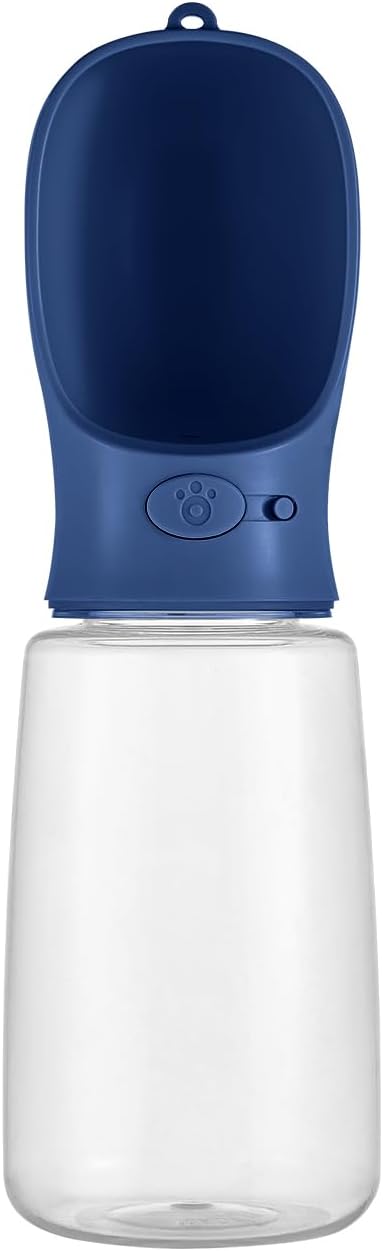 WePet Portable Dog Water Bottle, 25 OZ, Leak Proof Puppy Water Dispenser with Drinking Feeder for Pets Outdoor Walking, Hiking, Travel, Food Grade Plastic