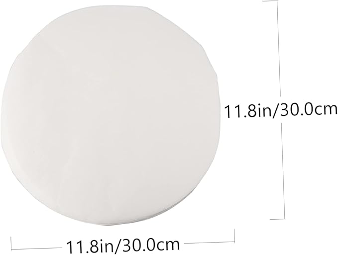 KESYOO 100pcs Bird Cage Paper Parakeet Cage Liner Absorbent Bird Cage Liner Soft Birdcage Covers Large Bird Cage Pads Blue Pet Cage Paper Mat Round Birdcage Liners Parrot Pads X White