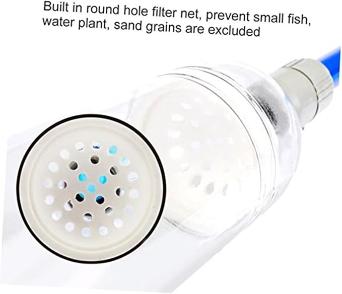 Toddmomy 2.5m Aquarium Water Changer Kit with Fish Tank Nozzle Gravel Siphon Pump