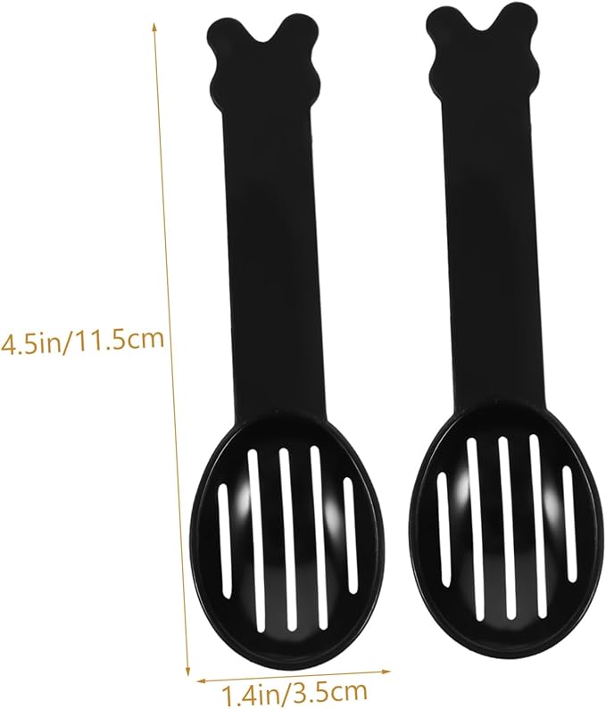 Levemolo 5-Piece Hamster Dust Bath Kit Chinchilla Sand Scoop Bathroom Sand Shovel Colander Spoon Easy- Material for Pet Grooming Random Color