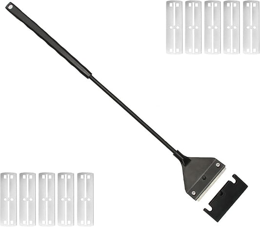Vimvins Algae Scraper for Glass Aquarium,Aquarium Razor Scraper with 10 Replaceable Blades,Aquarium Cleaning Tools.
