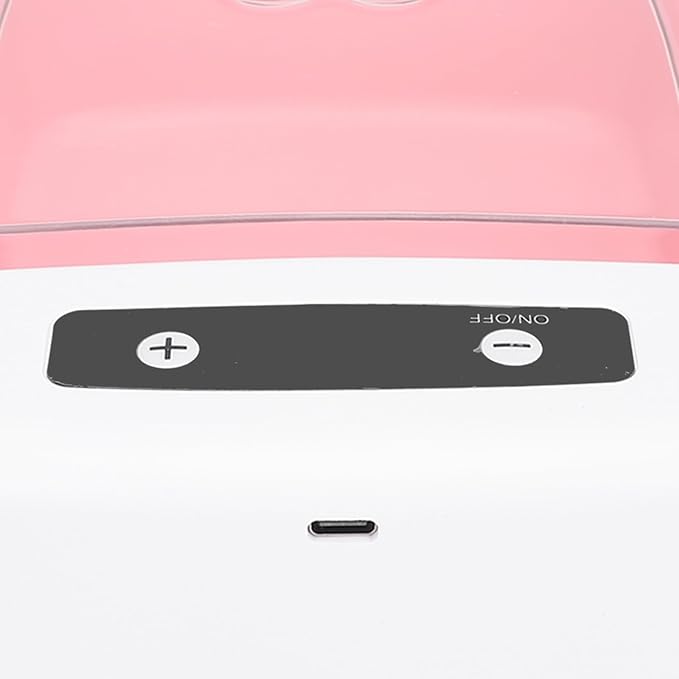 Automatic Cat Feeder with Timing Large Capacity, Automatic Feeder Wet Food with Non Tipping Base, Pet Dispenser Suitable for Cats Dogs Household Daily Feeding (Pink)