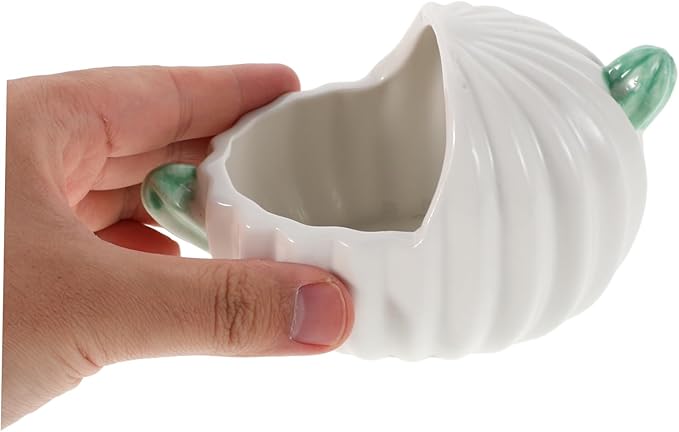 Toddmomy Pet Ceramic Bathtub Portable Sand Bath Ceramic Hamster Tub Hamster Sand Bath Small Animal Toilet Small Pet Supplies Chinchilla Dust Bath Bowl Hamster Bath Tub Ceramics White