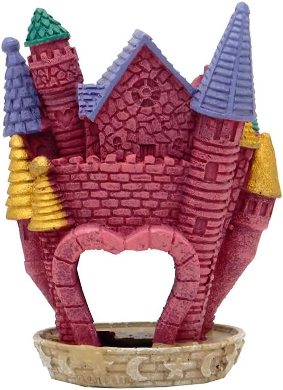 Blue Ribbon EE-144 Princess Castle Exotic Environments Aquarium Ornament 3.75"L x 2.75"W x 5"H