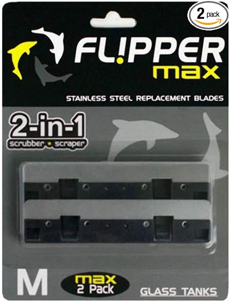 FL!PPER Flipper Max Aquarium Algae Scraper Replacement Blades for Fish Tank Cleaning Kits