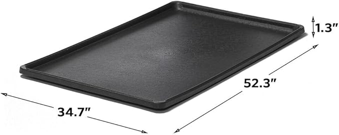 MidWest Homes for Pets 54-Inch Replacement Pan, Measures 52.3 x 34.7 x 1.3 Inches, Universal Leak-Proof Tray for Dog Crates & Multi-Purpose Use, Fits Most Standard 54" Wire Crates