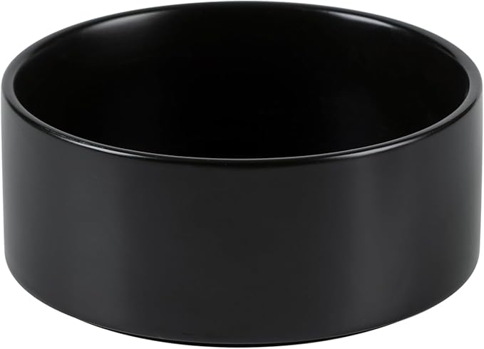 Havniva 6.1” Dog Bowl Ceramic Dog Food and Water Bowl, Durable Dog Water Bowl with Non-Slip Rubber Base Large Capacity Feeding Dishes for Small & Medium Dogs