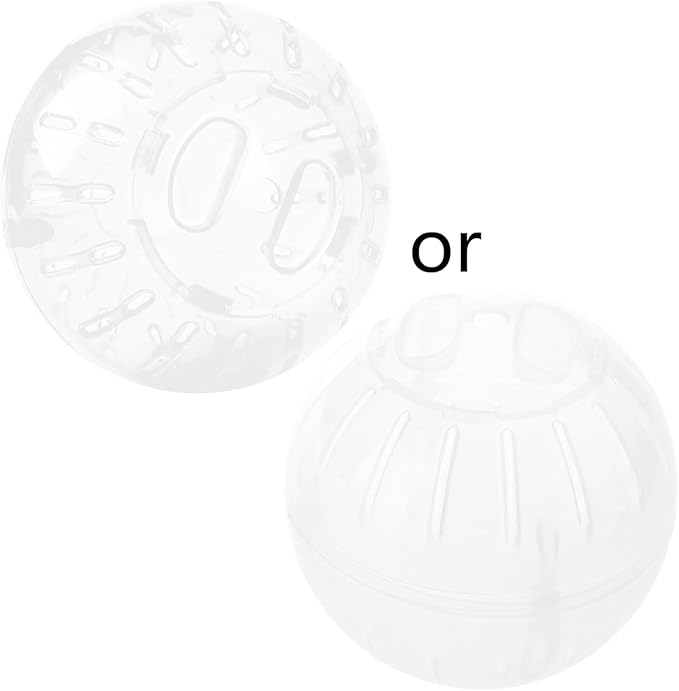 White Silent Exercise Ball Plastic Spinner Hamster Running for Sugar Gliders Small Mice Gerbils Multiple Colors Hamster Exercise Ball，Small Animal Exercise Wheels，Animal Health Supplie