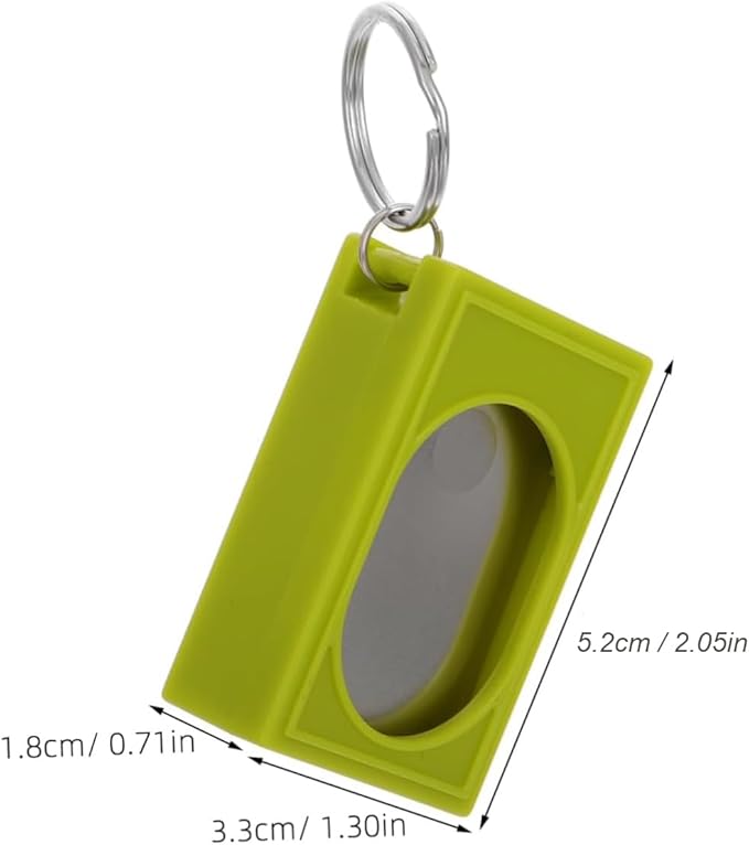2pcs Portable Square Box Training Clicker Puppy Clicker Trainer for Dogs Cats Birds Lizards Fish Aid for Indoor Use (Black+Green)