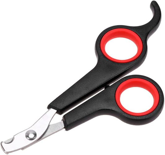 Animal & Bird Nail Clippers Upgraded Beak Trimmer Stainless Steel Pet Grooming Scissors Anti-Slip Grip Nail Cutting Tool for Small Birds Parrots and Tiny Animals