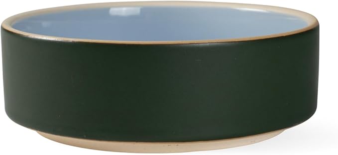 Fringe Studio Minimal Forest Small Stoneware Pet Bowl, PetShop Collection (478107)