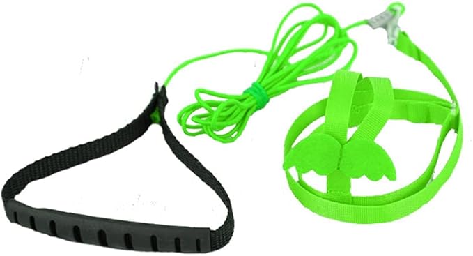Birds Adjustable Harness and Leash, Parrot Outdoor Flying Training Traction Rope Straps with Cute Wing for Small Animal Birds, Parrots, Pigeons, Lizard, Turtles (L,Green)
