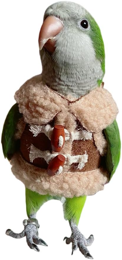 Bird Diaper Flight Suit Parrot Costume pet Animal Costume, Applicable to Birds and Parrots Warm Supplies. (3XL)