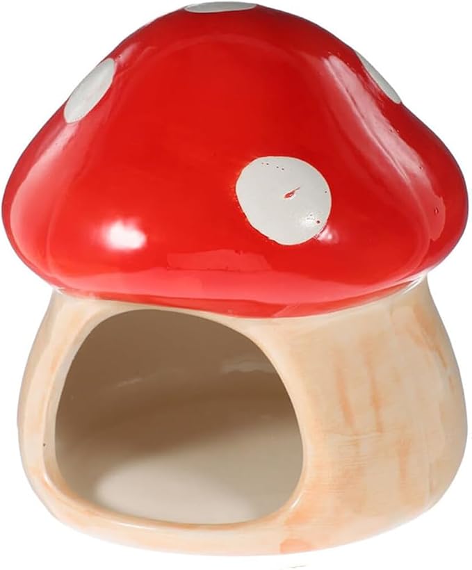 Hamster House Ceramic Hamster Hideout Gerbil Hideout Cave for Dwarf Hamsters and Small Animals