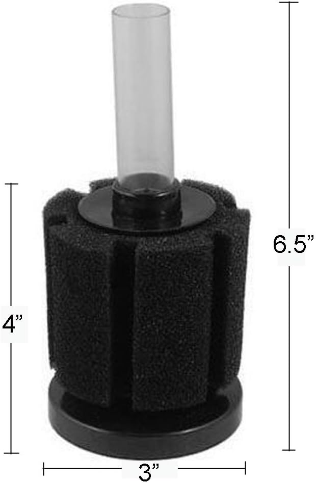 Bio Sponge Filter Air Pump Driven Breeding Fry Betta Shrimp Nano Fish Tank Aquarium (Small)