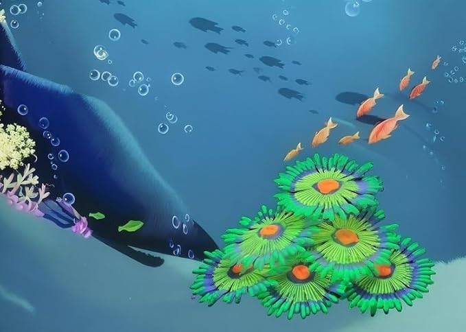 ZtohPyo Glowing Effect Fish Tank Aquarium Decorations, Artificial Silicone Plants Ornaments for Fish Tank Landscape Decor Glow in The Dark Soft Anemone for Small Fish Bowl Decor