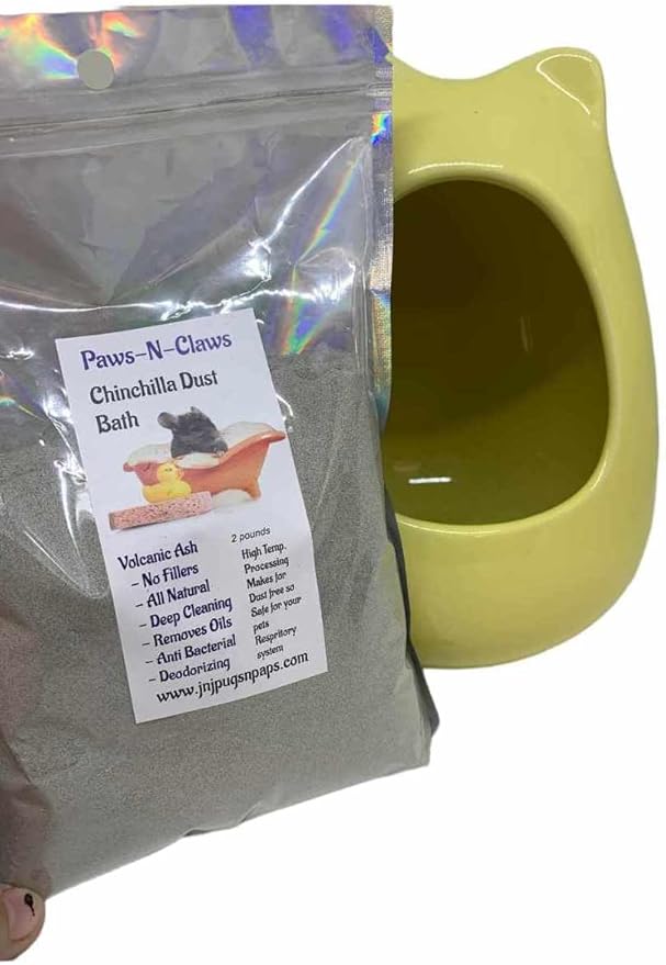 Chinchilla Dust Volcaninc Very clean Fine low dust All Natural super fine makes chinchillas super clean and soft