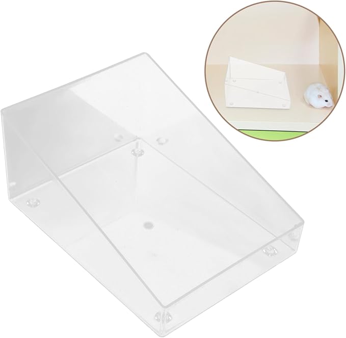 balacoo Hamster Supplies Dust Bath for Chinchilla Small Litter Tray Hamster Dig Box Chinchilla Dust Bath Container