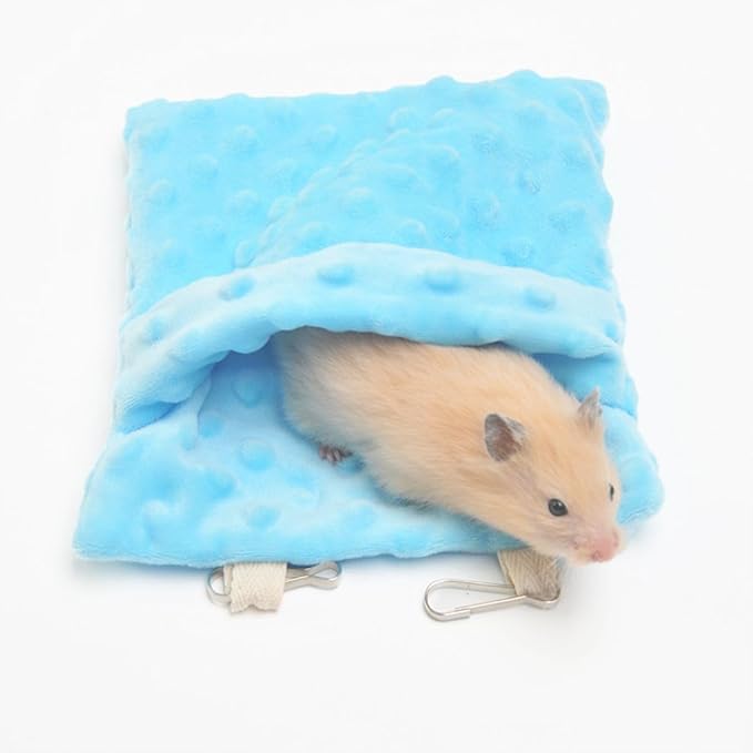 Sugar Glider Bonding Pouch Carrier Bag Sling Sleep Bag with Adjustable Strap for Travel Gliders Ferret Rat Hedgehog Hamster Small Pets (Pink)