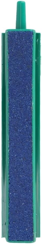 Green Air Stone Bar Fine Bubble Diffuser for Aquarium Air Pump Even Oxygenation and Heat Dissipation(10CM)