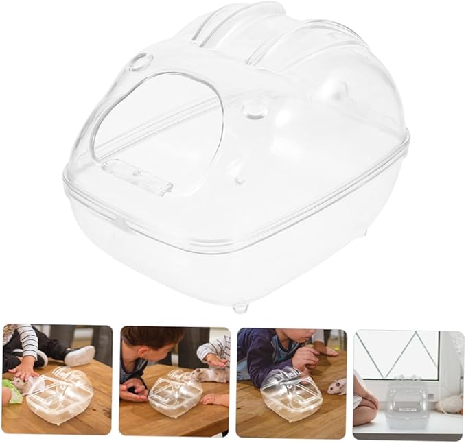 Hamster Bathtub Multi-use Pet Bathroom Chinchilla Dust Bath Container Durable