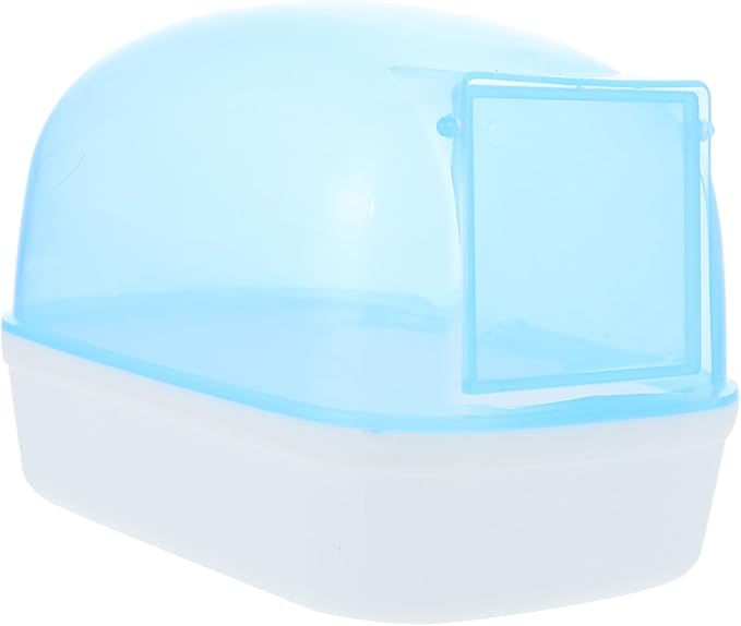 UPKOCH 2pcs Hamster Bath Container Automatic Dust Bath Box for Animals Practical Plastic Bathtub Smooth Edges for Hamsters and Chinchillas