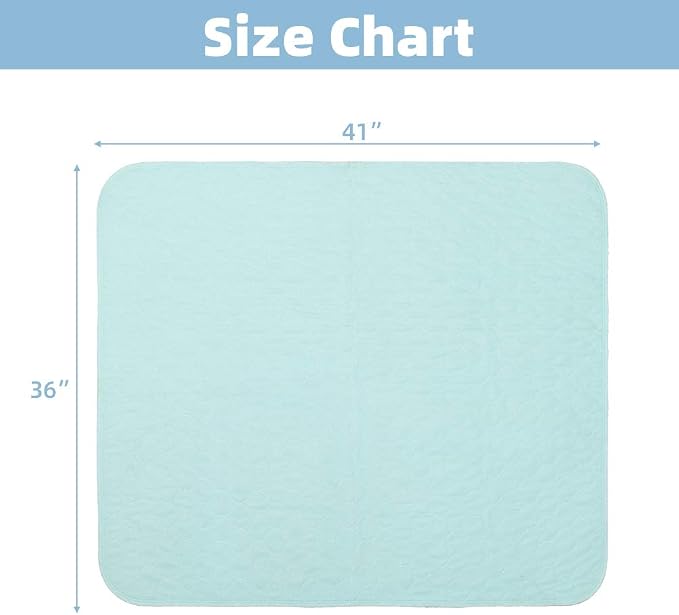 KOOLTAIL Washable Pee Pads for Dogs, 2 Packs Super Absorbent Leakproof & Non-Slip Dog Pee Pad Extra Large, Reusable Puppy Training Pads Waterproof, Pet Mat Rug for Whelping,Floor,Crate,Cats, 36"x41"