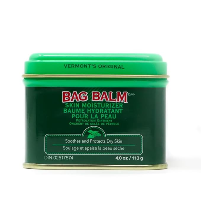 Bag Balm Vermont's Original Moisturizing for Dry Skin, Chapped Lips, Cracked Heels, Dog Paw Pads + More. 118 ml (4 oz) Tin (1)