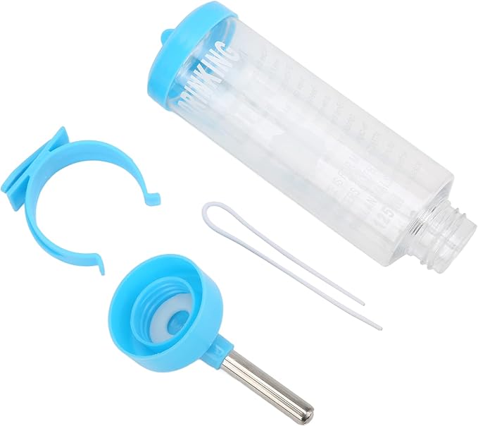 HEEPDD Small Animal Water Bottle, Automatic No Drip Dispenser for Hamster, Gerbil, Rat, Chinchilla, Guinea Pig, Rabbit
