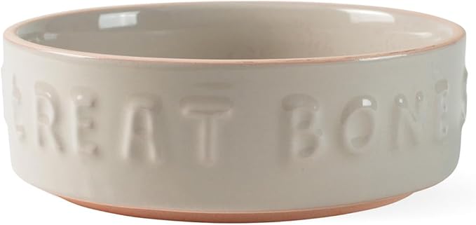 Fringe Studio "TREAT WORDS" Small Stoneware Pet Bowl, PetShop Collection (478104)