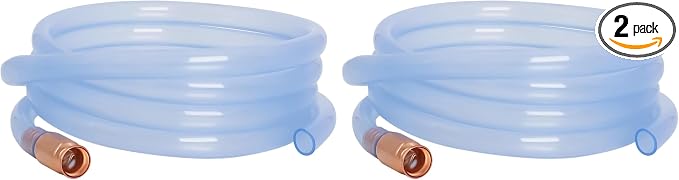 Shaker Siphon Hose 1/2",Gas Siphon Pump for Gasoline/Fuel/Water Transfer,Safety Self Priming Hose (10ft) (Pack of 2)