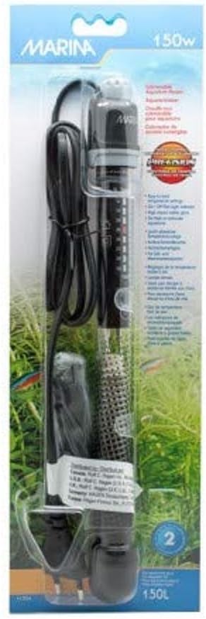 Marina Submersible Aquarium Heater 150 Watt (Pack of 2)