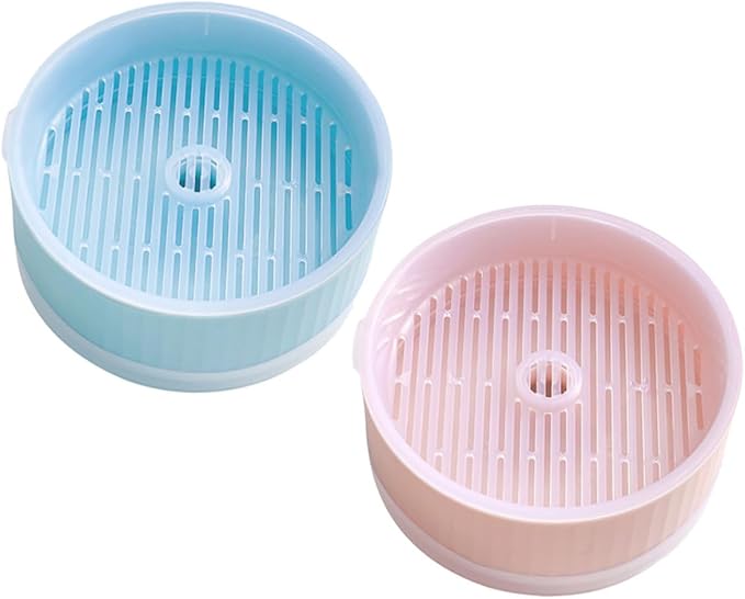 BESPORTBLE 2pcs Hydroponic Cat Grass Planter Soilless Household Planting Box with Design Convenient Growing Kit for Indoor Use Blue Pink