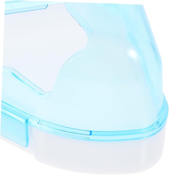 Levemolo Abs Plastic Small Pet Bathing Tub Chinchilla Dust Bath Container for Hamsters Guinea Pigs