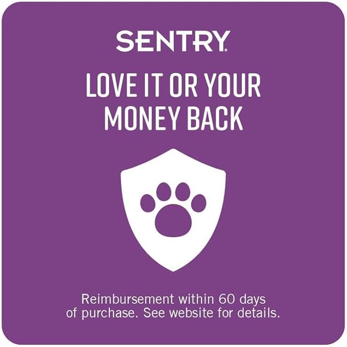 Sentry PET Care Sentry Calming Collar for Dogs, Anxiety Reducing Pheromone Collar, Releases Pheromones for 30 Days, Helps Calm During Loud Noises and Separation, 1 Count