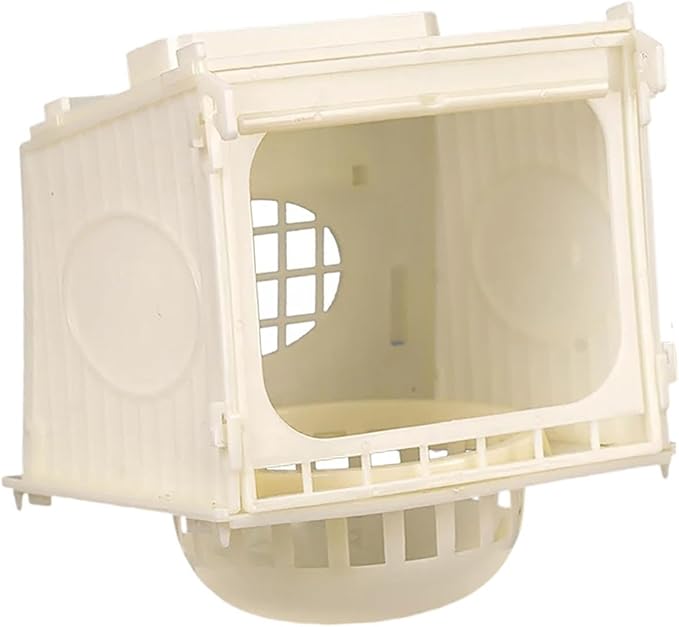 Bird Breeding Nest Box Parrot Nest Bed Multifunctional Easy Clean Bird Cage Parrot Nest for Small Medium Animal Budgie Canary
