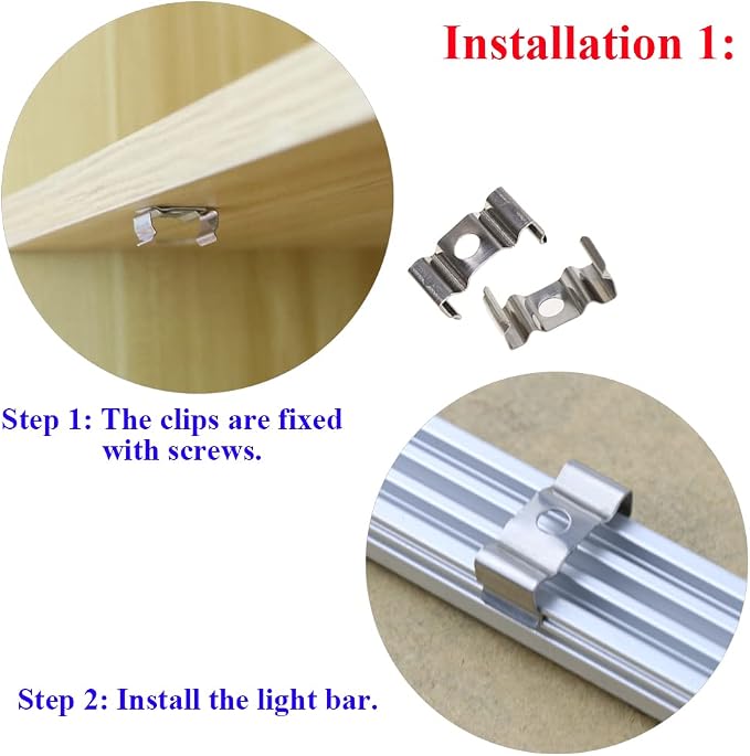 12" Blue 440nm Waterproof IP67 LED Aquarium Fish Tank Light 12V DC | SMD 5050 18 LEDs Aluminum Rigid LED Lights Fixture for Plant Grow, Saltwater Freshwater Fish, Reef Tank Lighting (No Adapter)