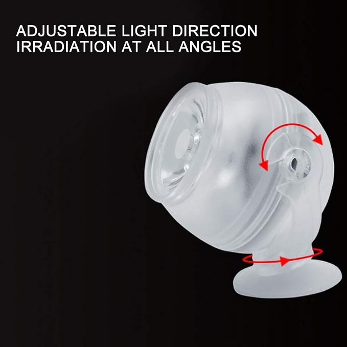 GLOGLOW Aquarium LED Light Submersible Color Changing Fish Tank Light | USB Night Spot Lamp for Freshwater Saltwater Tanks Reef Decoration