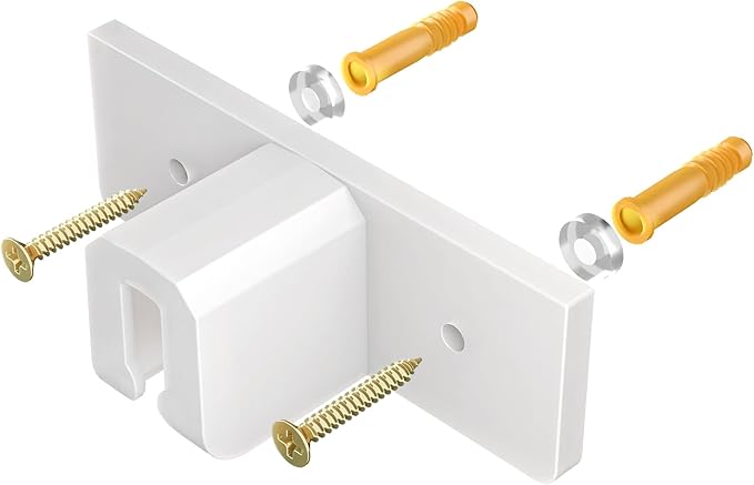 FXW Fence-to-Wall Anchors (Pack of 4) for AuraSpace Playpen – Accessory Only, Safely Expand Your Dog’s Play Area, Fits 24" H Acrylic Playpen, White