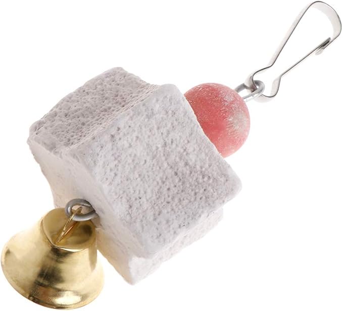 Parrot Beak Trimmer Stone Chinchilla Grinding Teeth Lava Block Mineral Rock Chewing Toy with for Macaw Bird Chew Toy for Parrot Bird Toys for Budgies Cockatiel Parrots Parakeets Love