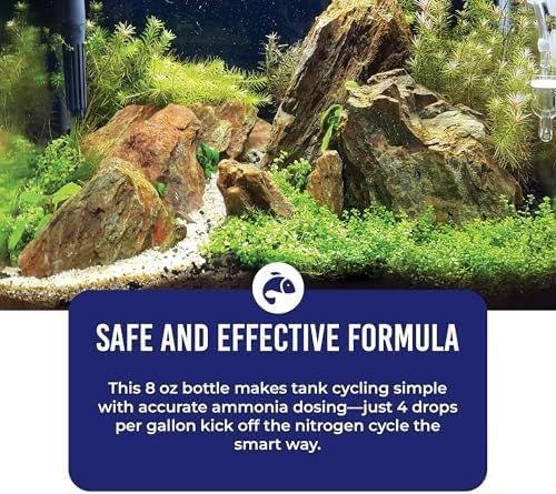 DrTim's Aquatics Ammonium Chloride Aquarium 100% Natural – 8 Oz. (Dr Tims Aquatics Ammonium Chloride | Saltwater Freshwater and Reef Aquariums, 100% Natural, 8 Oz)