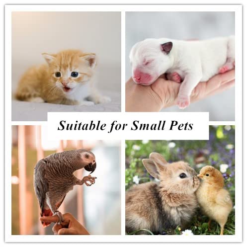 Digital Pet Scale, LCD Animal Scale, 0-22Pound High Accuracy Electronic Weighing Scale, Multifunctional Electronic Weighing Scale for Small Animals Hamster Birds Kittens (No Battery Included)