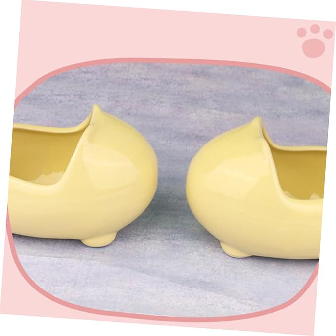 Ceramic Hamster Bath Tub Guinea Pig Bathtub Pet Dust Bath Chinchilla House Multi-Purpose Nest Bed