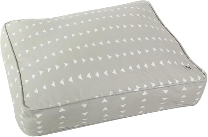 Molly Mutt Dog Crate Pad Cover, 100% Cotton Canvas Cover for Dog or Puppy Crate Bed, Durable, Washable, and Free of Harmful Chemicals, Pre-Shrunk, 30"x21"x2.5", Be Still