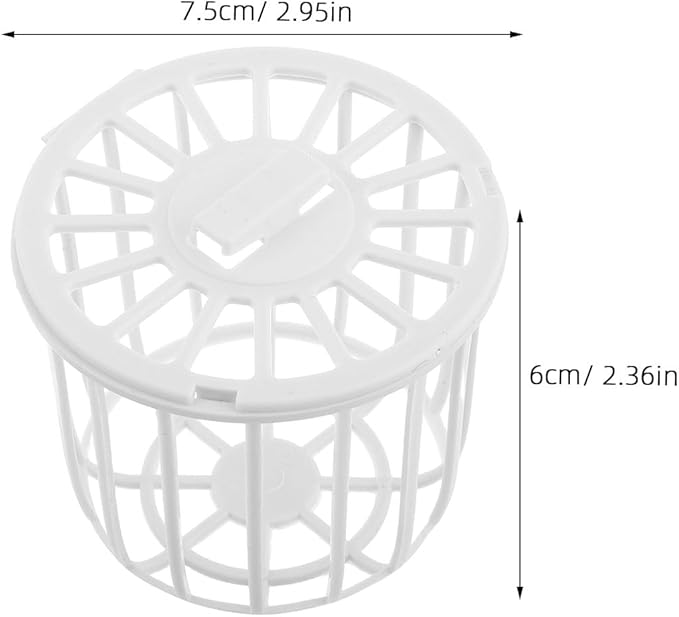 Abaodam 4pcs Plastic Bird Nest Boxes for Finch Breeding Canary Cage Bird Hut Cage Accessories Breeding Nesting Material Storage Baskets for Parrot Pet Supplies