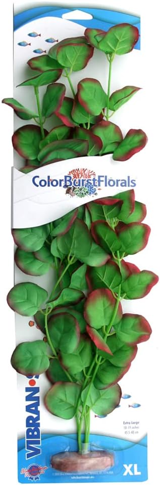 ColorBurstFlorals Apple Leaf XLarge Silk Aquarium Plant