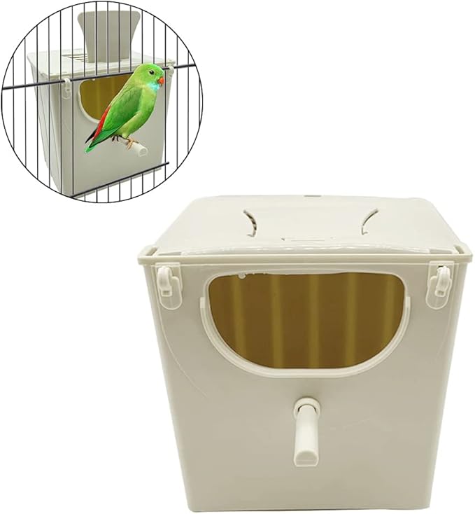 Parrot Breeding Box Hanging Bird Nest Bird Cage House Mating Box for Parakeet Cockatiel Conure