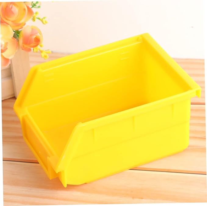 POPETPOP Hamster Sand Bathroom Large-Chinchilla Dust Bath Plastic Sand Bath Container Hamster Toilet/Bathtub/Sandbox-Random Color Size M